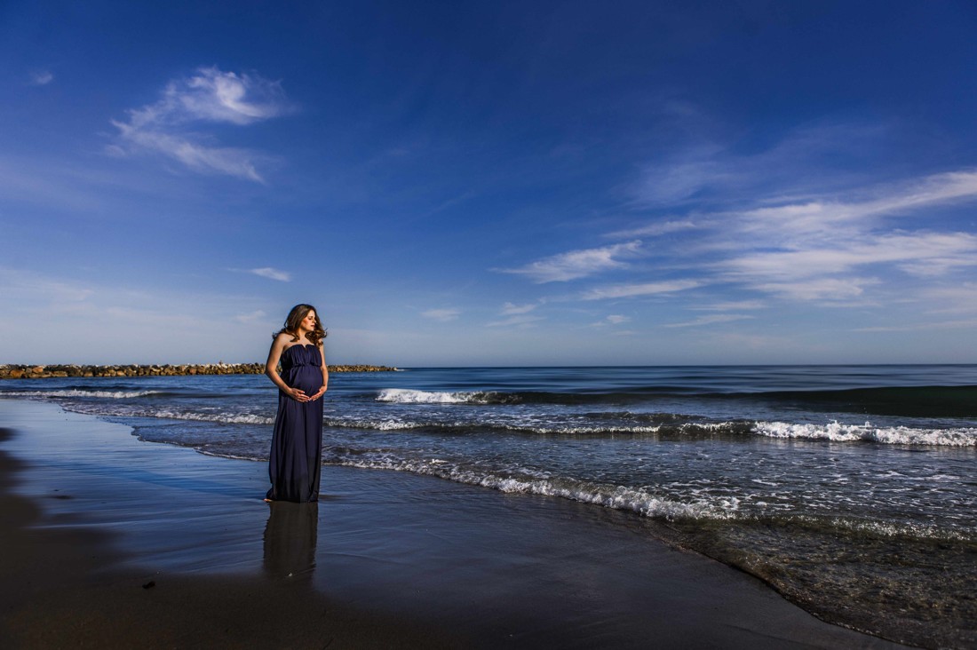reportaje de fotos embarazo en la playa Málaga cabo pino Marbella 01